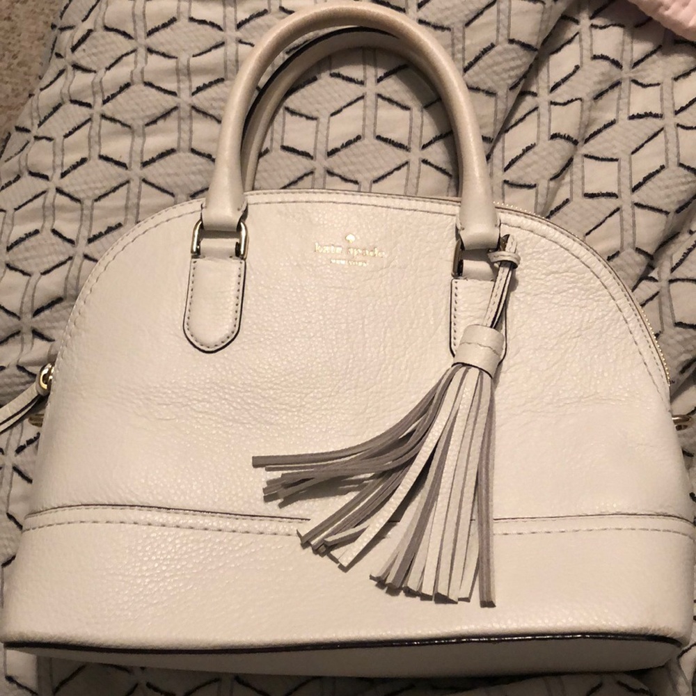 Kate Spade White Leather Bag